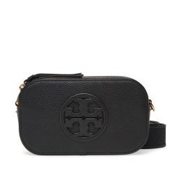 Torebka Tory Burch. Czarne listonoszki Tory Burch, bez wzorów, bez dodatków. Za 1,499.00 zł.