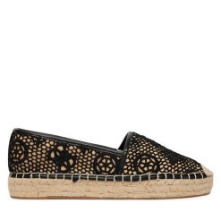 Espadryle Guess. Czarne espadryle Guess, z aplikacjami, bez obcasa. Za 479.99 zł.