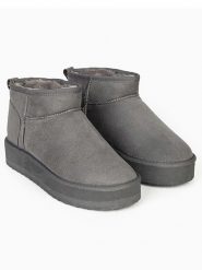 ISLAND BOOT Botki "Miley" w kolorze szarym rozmiar: 39. Szare botki Island Boot, bez wzorów, bez obcasa, bez zapięcia. Za 169.26 zł.