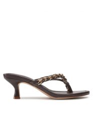 Jenny Fairy Japonki LS5730-04C Brązowy. Brązowe japonki Jenny Fairy, bez wzorów, ze skóry. Za 169.99 zł.