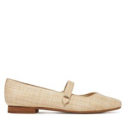 Baleriny Toms. Brązowe baleriny TOMS, bez wzorów, bez obcasa, bez zapięcia. Za 229.99 zł.