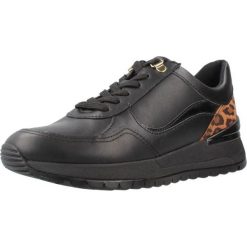 Buty GEOX D5600A 08502 Czarny. Czarne buty trekkingowe Geox, bez wzorów, z materiału, bez zapięcia, na fitness i siłownię. Za 450.99 zł.