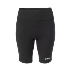 Legginsy 1/2 damskie Hi-Tec Hanki. Czarne legginsy Hi-tec, bez wzorów, z elastanu, sportowe. Za 86.84 zł.