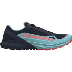 Damskie buty trailowe Dynafit Ultra 50. Niebieskie buty do biegania Dynafit, bez wzorów, z meshu, bez zapięcia, do biegania. Za 569.80 zł.