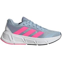Buty do biegania adidas Questar W IF2240 niebieskie. Niebieskie buty do biegania bez wzorów, z materiału, bez zapięcia, do biegania. Za 458.79 zł.