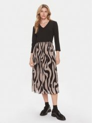 Liu Jo Sukienka codzienna WA4112 J7821 Czarny Regular Fit. Czarne sukienki Liu Jo, na co dzień, bez wzorów, z syntetyku, bez kołnierzyka, bez ramiączek, proste. Za 409.99 zł.