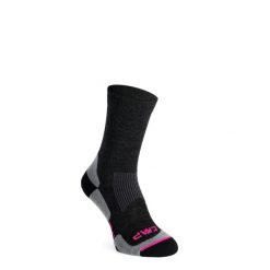 Skarpety merino damskie CMP Trekking Wool Sock. Czarne skarpetki CMP, bez wzorów. Za 101.50 zł.