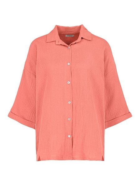 Sublevel Koszula w kolorze czerwonym rozmiar: S/M. Czerwone koszule Sublevel, m, bez wzorów, z bawełny, bez kołnierzyka, bez ramiączek. Za 100.99 zł.