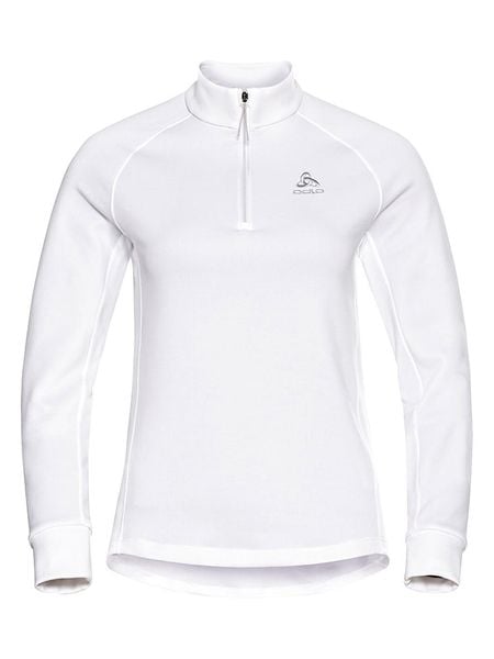 Odlo Bluza polarowa "Berra" w kolorze białym rozmiar: XS. Białe bluzy bez kaptura ODLO, xs, bez wzorów, z polaru. Za 113.63 zł.