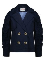 Vingino Trencz "Trenny" w kolorze granatowym rozmiar: 140. Niebieskie płaszcze Vingino, bez wzorów, z bawełny, bez kaptura. Za 208.99 zł.