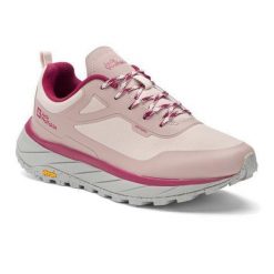 Buty trekkingowe damskie Jack Wolfskin Terrashelter Low. Czerwone buty trekkingowe Jack Wolfskin, bez zapięcia. Za 299.99 zł.