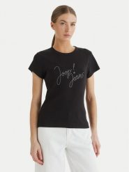 JOOP! Jeans T-Shirt Tineta 10019315 30102094 Czarny Regular Fit. Czarne t-shirty Joop! Jeans, xxs, bez wzorów, z bawełny, bez kołnierzyka, bez ramiączek. Za 379.99 zł.