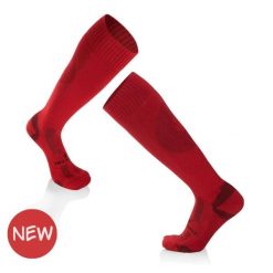 Skarpety piłkarskie 3/4 długości - czerwone. Czerwone skarpetki TRY TO FLY, bez wzorów. W wyprzedaży za 67.01 zł.
