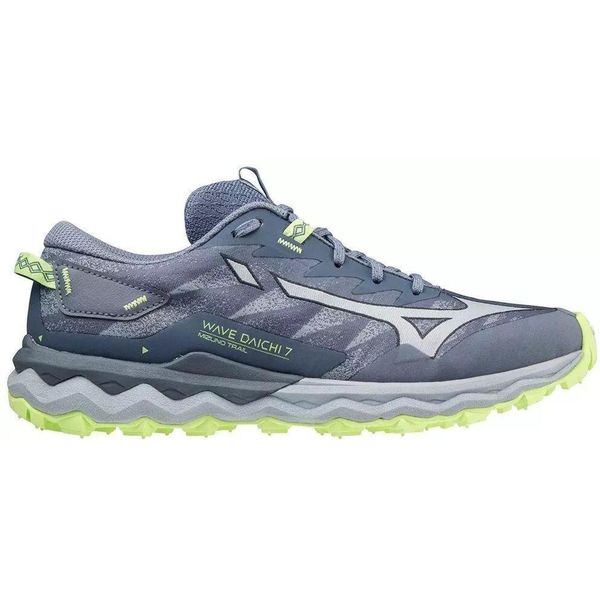 Buty do biegania w terenie damskie Mizuno WaveDaichi 7. Szare buty do biegania Mizuno, bez wzorów, z materiału, bez zapięcia, do biegania. Za 785.00 zł.