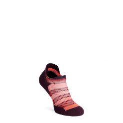 Skarpety do biegania damskie Smartwool Run Targeted Cushion Stripe Low Socks. Brązowe skarpetki Smartwool, bez wzorów. Za 58.99 zł.