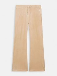 Juicy Couture Spodnie dresowe w kolorze beżowym rozmiar: S. Brązowe spodnie dresowe Juicy Couture, bez wzorów, z dresówki. Za 173.99 zł.