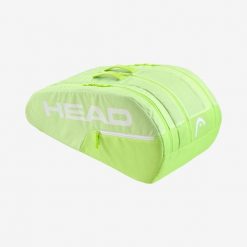 Torba tenisowa Head Base Racquet L zielona. Zielone torby sportowe Head, bez wzorów, z materiału, duże. Za 208.00 zł.