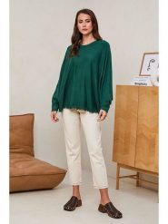 Soft Cashmere Sweter w kolorze zielonym rozmiar: 38/40. Zielone swetry Soft Cashmere, bez wzorów, z kaszmiru, bez ramiączek. Za 126.99 zł.