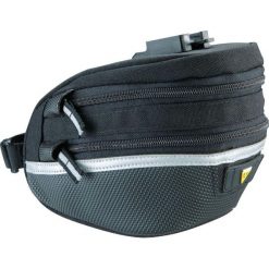 Torebka rowerowa podsiodłowa Topeak Wedge Pack Ii Large W/fixer. Czarne torebki klasyczne Topeak, bez wzorów, sportowe, bez dodatków. Za 129.90 zł.