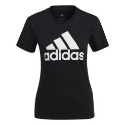 Koszulka Essentials Logo. Białe t-shirty sportowe adidas, l, bez wzorów, z bawełny, bez ramiączek, na fitness i siłownię. Za 79.00 zł.