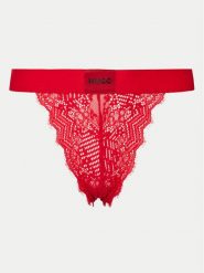 Hugo Stringi 50502780 Czerwony. Czerwone stringi Hugo, bez wzorów, z syntetyku. Za 79.99 zł.