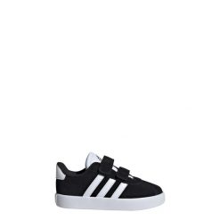 Buty VL Court 3.0. Białe buty treningowe adidas, bez wzorów, z syntetyku, bez zapięcia. Za 179.00 zł.