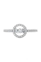 Michael Kors pierścionek srebrny. Szare pierścionki Michael Kors, srebrne. W wyprzedaży za 479.99 zł.