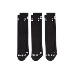 Skarpety nike air jordan essentials crew 3pr black. Czarne skarpetki Nike, bez wzorów. Za 79.00 zł.
