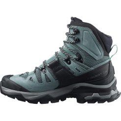 Buty Quest 4 Gtx W Rozmiar 42 - 413870 Zielony. Zielone buty trekkingowe Salomon, z materiału, za kostkę, bez zapięcia. W wyprzedaży za 804.30 zł.