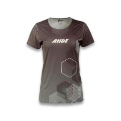 T-Shirt Ande Kima Damska Damskie. Czarne t-shirty sportowe Ande, s, bez wzorów, z materiału, bez ramiączek, trekkingowe. Za 195.99 zł.