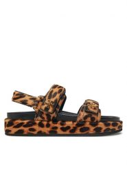 Tory Burch Sandały 165479 Brązowy. Brązowe sandały Tory Burch, bez wzorów, ze skóry, bez obcasa, na płaskiej podeszwie, bez zapięcia. Za 1,819.00 zł.