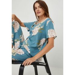 Answear Lab piżama damska. Niebieskie piżamy Answear Lab, l, bez wzorów, z tkaniny, bez kołnierzyka, bez ramiączek. Za 129.99 zł.