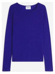 Perfect Cashmere Kaszmirowy sweter "Oprah" w kolorze niebieskim rozmiar: M. Niebieskie swetry Perfect Cashmere, m, bez wzorów, z kaszmiru, bez ramiączek. Za 347.99 zł.