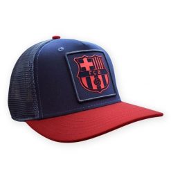 Czapka z daszkiem FC Barcelona - oficjalna licencjonowana. Niebieskie czapki z daszkiem FC Barcelona, bez wzorów, z poliesteru. Za 99.00 zł.