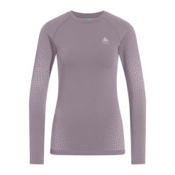Longsleeve termoaktywny damski ODLO Performance Warm Bl Top Crew Neck. Szare bielizna termoaktywna damska ODLO, bez wzorów, bez ramiączek. Za 289.99 zł.