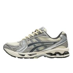 Buty do chodzenia dla dorosłych ASICS Gel-Kayano 14 Oyster White Steeple Grey. Białe buty do biegania ASICS, bez wzorów, ze skóry, bez zapięcia, do biegania, asics gel kayano. Za 795.00 zł.