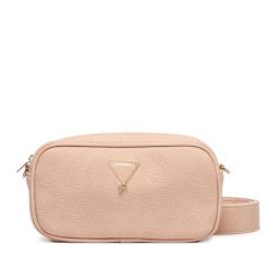 Torebka Guess. Czerwone listonoszki Guess, z aplikacjami, bez dodatków. Za 284.99 zł.