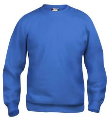Clique Basic Roundneck Junior blu królewski bluza junior – royal blue. Niebieskie bluzy bez kaptura CLIQUE, bez wzorów, z bawełny, bez kaptura. Za 141.17 zł.