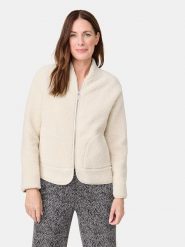 Gerry Weber Kurtka polarowa w kolorze beżowym rozmiar: 44. Brązowe kurtki Gerry Weber, bez wzorów, z polaru, bez kaptura. Za 203.02 zł.