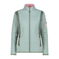 Damski polar hybrydowy CMP. Niebieskie bluzy z polaru CMP, bez wzorów, z polaru, trekkingowe. Za 347.00 zł.