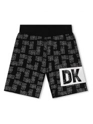 DKNY Szorty w kolorze czarnym rozmiar: 140. Czarne szorty DKNY, bez wzorów, z bawełny. Za 132.36 zł.