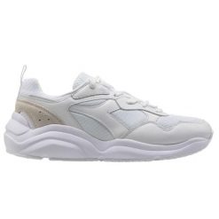 Buty unisex Diadora Whizz Run sportowe sneakersy białe. Białe buty treningowe Diadora, bez wzorów, bez zapięcia. Za 307.05 zł.