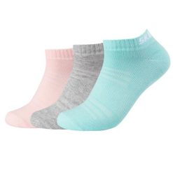 Skarpetki sportowe dla dorosłych 3PPK Mesh Ventilation Socks. Skarpetki Skechers, bez wzorów, z meshu. Za 25.99 zł.
