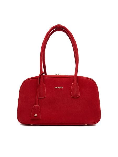 Gino Rossi Torebka EO-LAILA-513-112-1 Czerwony. Czerwone torebki klasyczne Gino Rossi, bez wzorów, ze skóry, bez dodatków. Za 239.99 zł.
