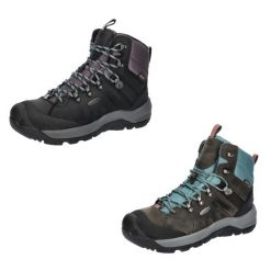 Buty trekkingowe damskie KEEN Revel IV Mid Polar. Niebieskie buty trekkingowe Keen, z gumy, bez zapięcia. Za 519.00 zł.