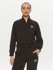 Puma Bluza T7 624211 Czarny Relaxed Fit. Czarne bluzy Puma, l, bez wzorów, z bawełny, bez kaptura. Za 169.99 zł.