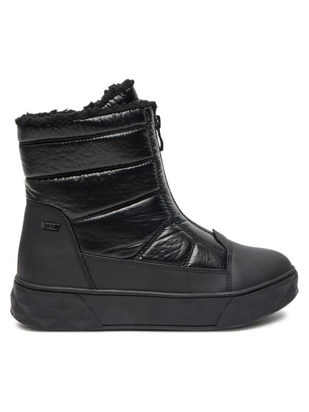 Caprice Botki 9-26405-43 Czarny. Czarne botki Caprice, bez wzorów, z materiału, bez obcasa, na płaskiej podeszwie, bez zapięcia. Za 415.99 zł.