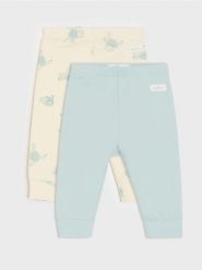 Bawełniane legginsy 2 pack - kremowy. Białe legginsy sportowe Sinsay, l, bez wzorów, z bawełny. Za 19.99 zł.