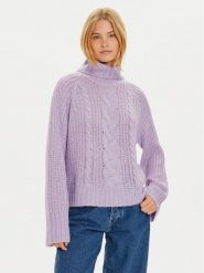 Brave Soul Golf LK-230FORESTA Fioletowy Regular Fit. Fioletowe swetry Brave Soul, s, bez wzorów, z syntetyku, bez ramiączek. Za 69.99 zł.