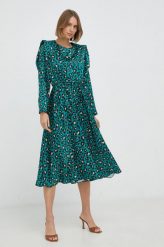 Nissa sukienka midi rozkloszowana. Sukienki Nissa, bez wzorów, z tkaniny, bez kołnierzyka, bez ramiączek, maxi, rozkloszowane. Za 1,269.90 zł.